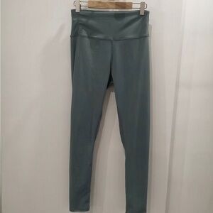 Blue High-Waisted Leggings